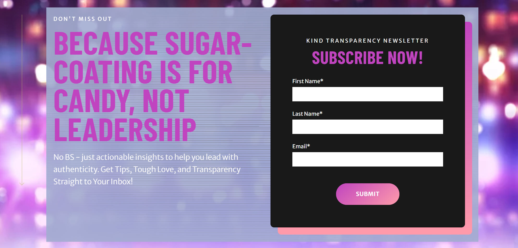 Kind Transparency Newsletter